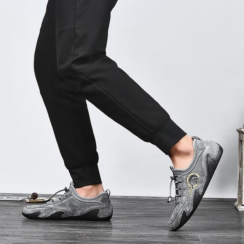 New Fashion Casual Shoes - Leather Men's Shoes - Men Flats Moccasins Comfortable Driving Shoes (MSC2A)(MSC2)(MSC1)(F12)