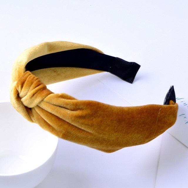 New Fashion Cross Hairband -Women's Solid Color Wide Plastic Hair Hoop Bezel Hair Accessories (D88)(8WH1)1