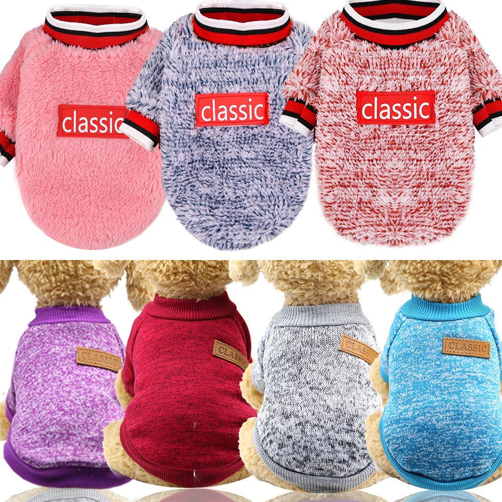 New Fashion Dog Clothes - Small Dogs Soft Puppy Pet Cat Sweater Jacket Coat (W4)