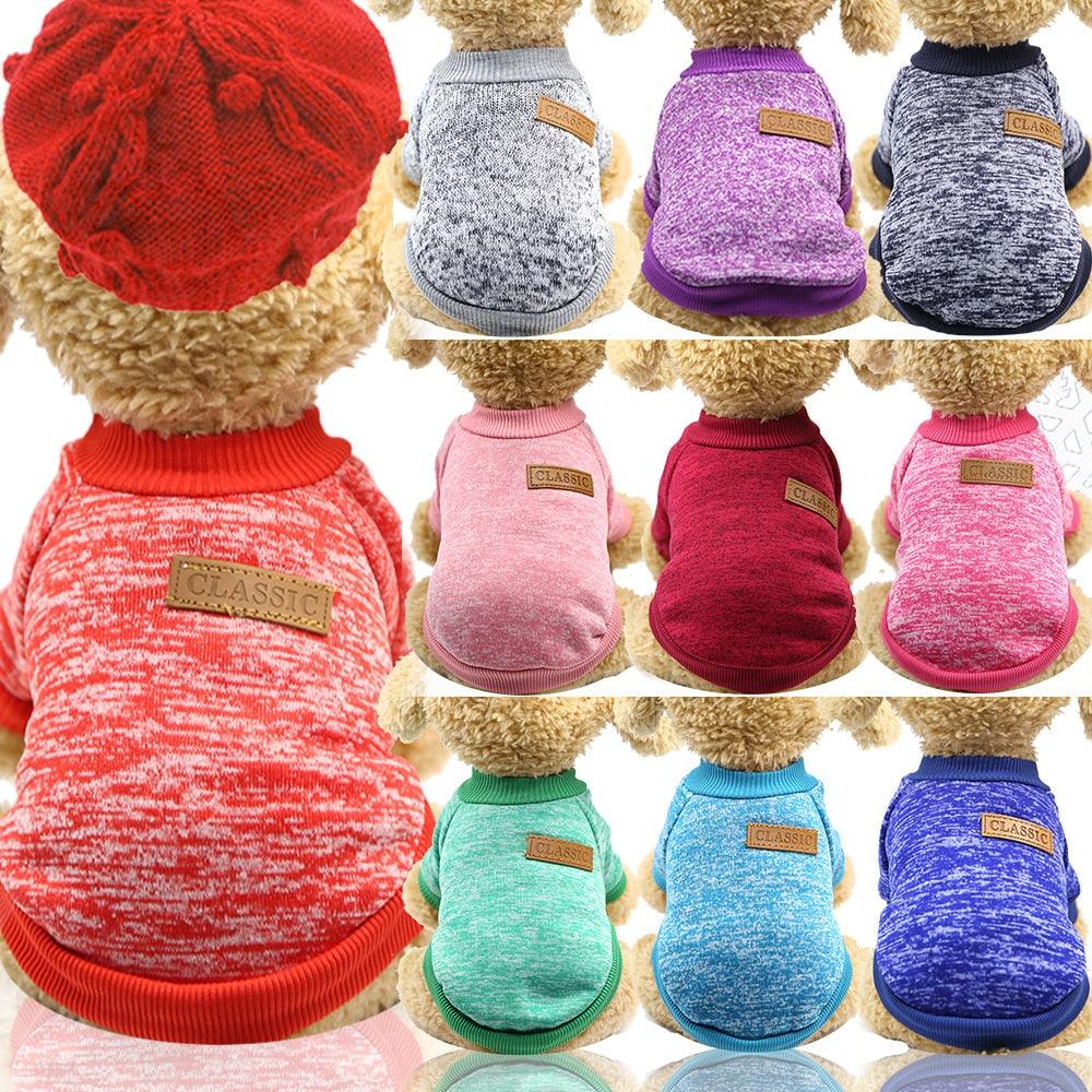 New Fashion Dog Clothes - Small Dogs Soft Puppy Pet Cat Sweater Jacket Coat (W4)