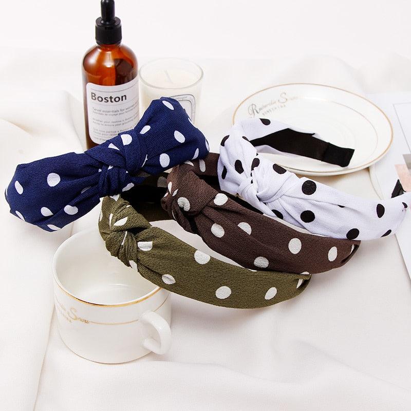 New Head Hoop Top Knot Hairband - Turban Fashion Elastic Hair Bezel Headband - Women's Hair Accessories (1U88)