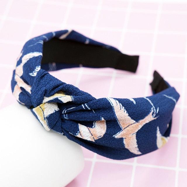 New Head Hoop Top Knot Hairband - Turban Fashion Elastic Hair Bezel Headband - Women's Hair Accessories (1U88)