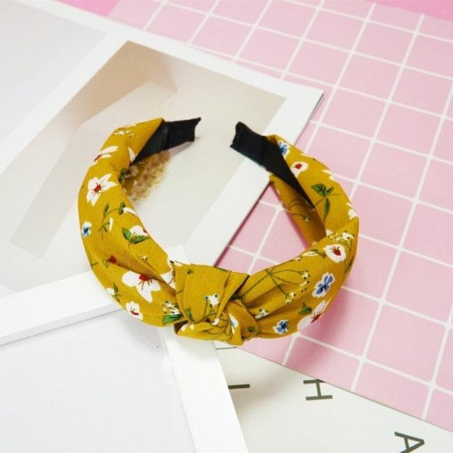 New Head Hoop Top Knot Hairband - Turban Fashion Elastic Hair Bezel Headband - Women's Hair Accessories (1U88)