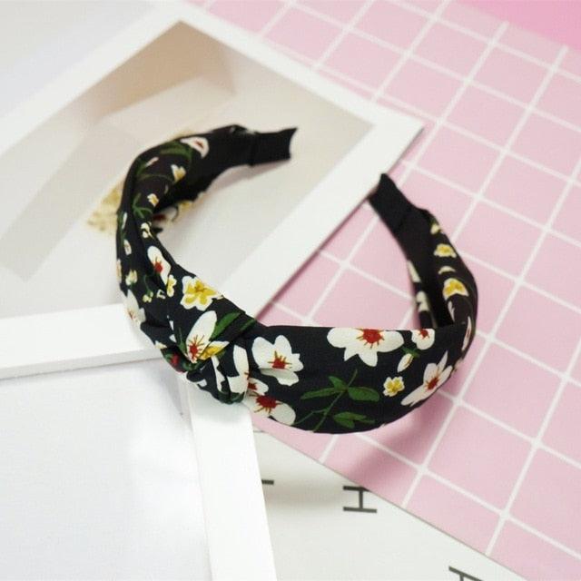 New Head Hoop Top Knot Hairband - Turban Fashion Elastic Hair Bezel Headband - Women's Hair Accessories (1U88)