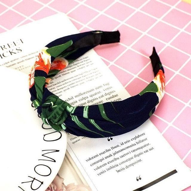 New Head Hoop Top Knot Hairband - Turban Fashion Elastic Hair Bezel Headband - Women's Hair Accessories (1U88)