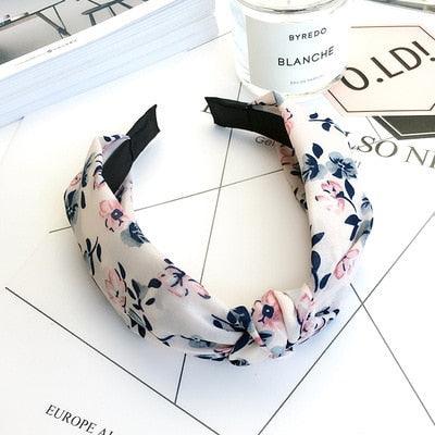 New Head Hoop Top Knot Hairband - Turban Fashion Elastic Hair Bezel Headband - Women's Hair Accessories (1U88)