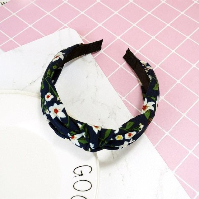 New Head Hoop Top Knot Hairband - Turban Fashion Elastic Hair Bezel Headband - Women's Hair Accessories (1U88)