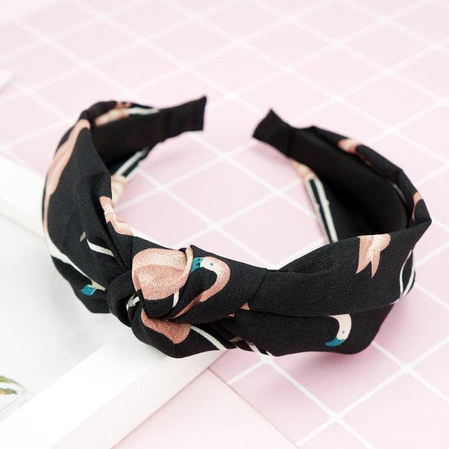 New Head Hoop Top Knot Hairband - Turban Fashion Elastic Hair Bezel Headband - Women's Hair Accessories (1U88)