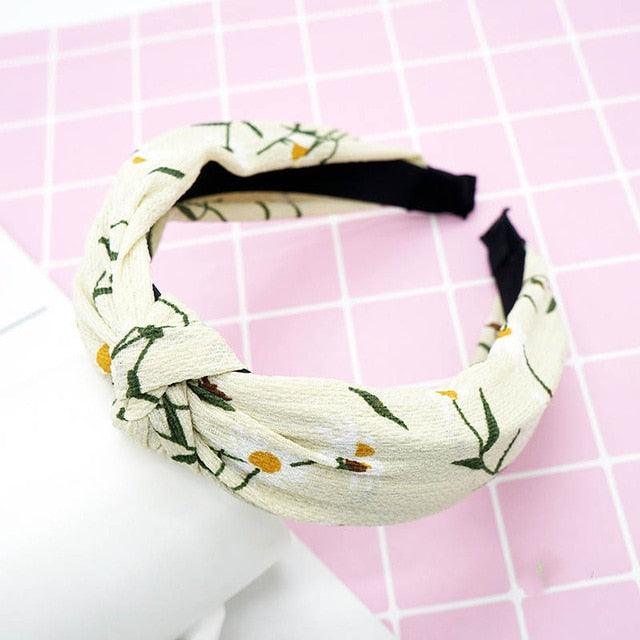 New Head Hoop Top Knot Hairband - Turban Fashion Elastic Hair Bezel Headband - Women's Hair Accessories (1U88)
