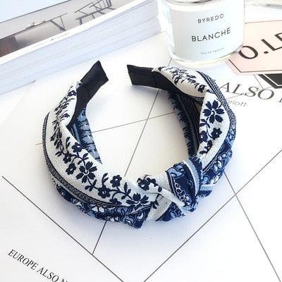 New Head Hoop Top Knot Hairband - Turban Fashion Elastic Hair Bezel Headband - Women's Hair Accessories (1U88)