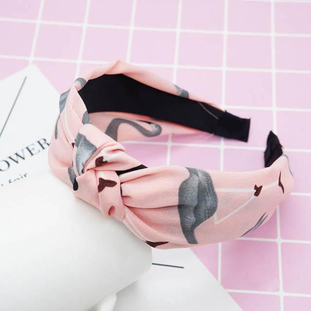 New Head Hoop Top Knot Hairband - Turban Fashion Elastic Hair Bezel Headband - Women's Hair Accessories (1U88)