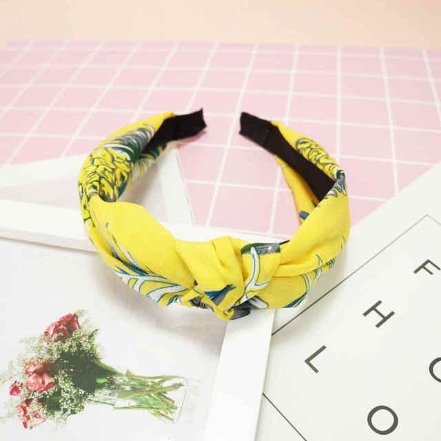 New Head Hoop Top Knot Hairband - Turban Fashion Elastic Hair Bezel Headband - Women's Hair Accessories (1U88)