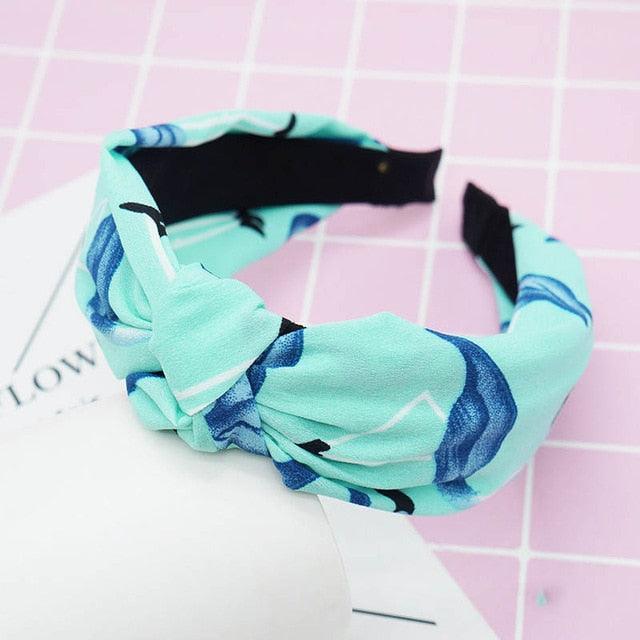 New Head Hoop Top Knot Hairband - Turban Fashion Elastic Hair Bezel Headband - Women's Hair Accessories (1U88)