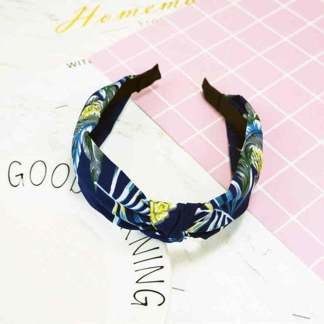 New Head Hoop Top Knot Hairband - Turban Fashion Elastic Hair Bezel Headband - Women's Hair Accessories (1U88)