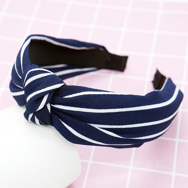 New Head Hoop Top Knot Hairband - Turban Fashion Elastic Hair Bezel Headband - Women's Hair Accessories (1U88)