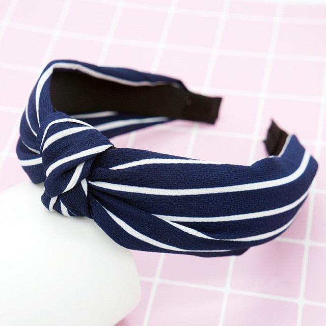 New Head Hoop Top Knot Hairband - Turban Fashion Elastic Hair Bezel Headband - Women's Hair Accessories (1U88)