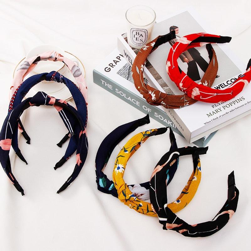 New Head Hoop Top Knot Hairband - Turban Fashion Elastic Hair Bezel Headband - Women's Hair Accessories (1U88)