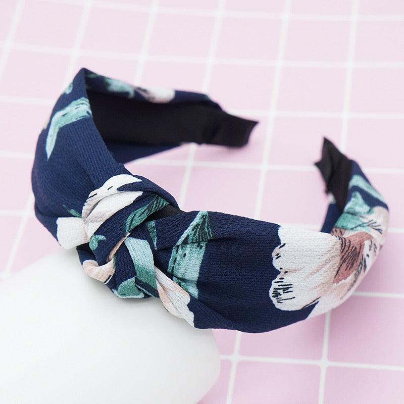 New Head Hoop Top Knot Hairband - Turban Fashion Elastic Hair Bezel Headband - Women's Hair Accessories (1U88)