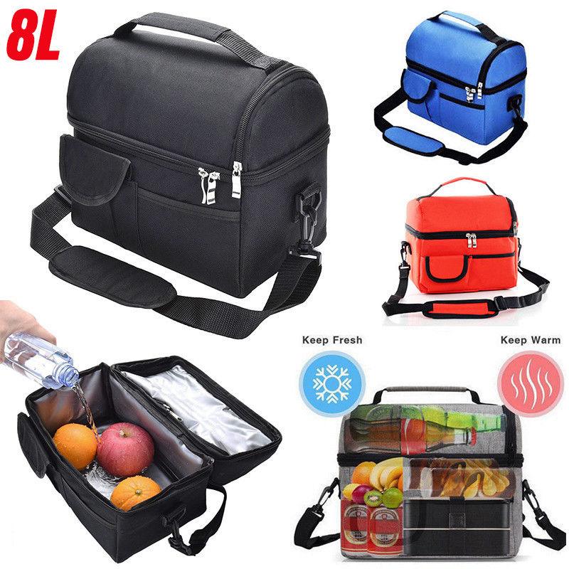 New Oxford Cloth Insulated Bag Picnic Bento Box Bag - Portable Lunch Box Bag (2AK1)(1U61)