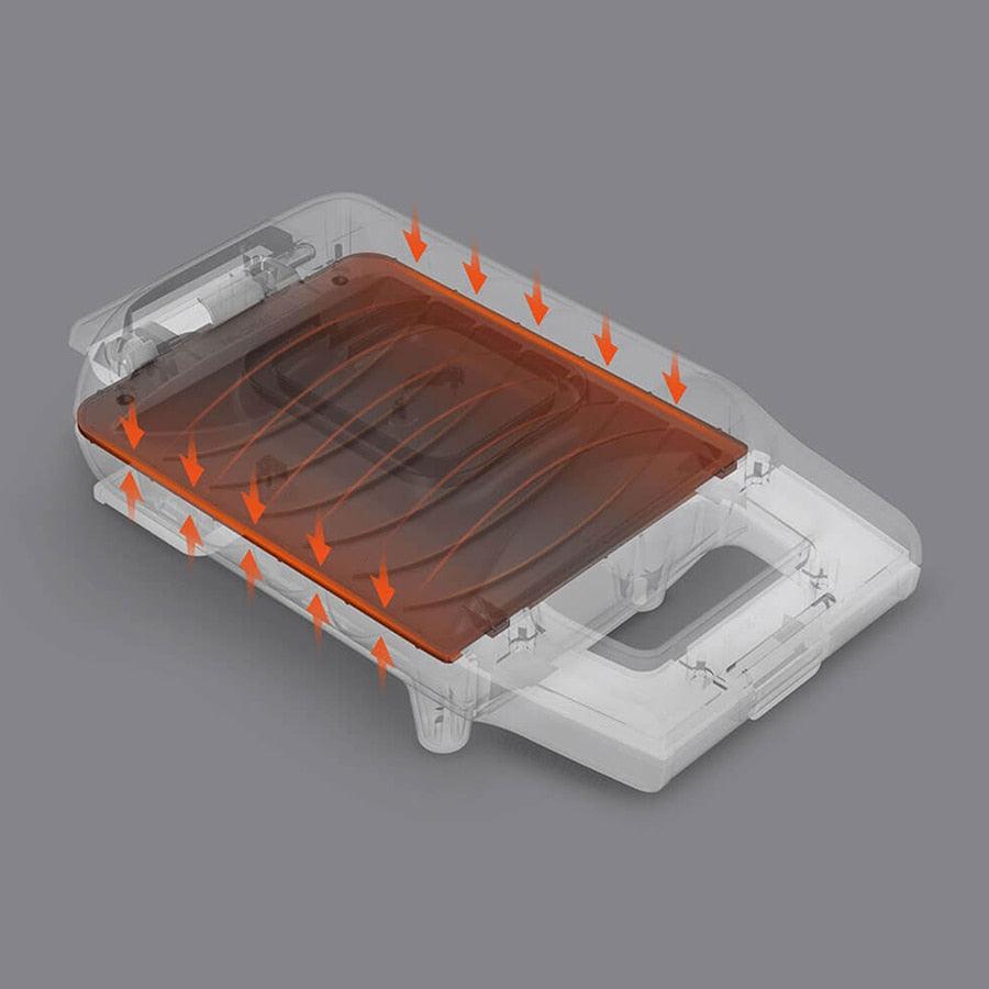 Breakfast Maker Multi Cookers Sandwich Makers - Toasters Electric Ovens Hot Plates Pan Bread Pancake (H6)(F59)