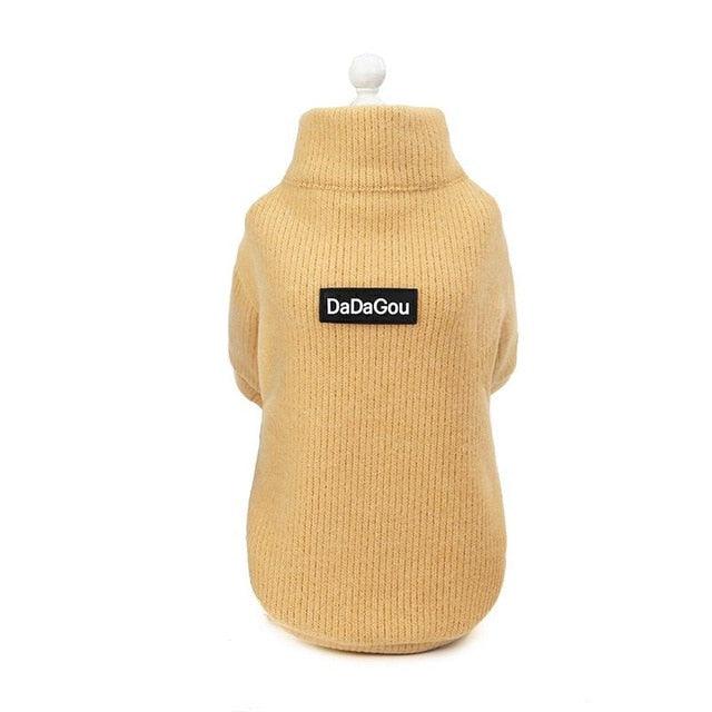 New Pet Clothes - Dog Clothes Autumn And Winter Zipper Self-cultivation Cat Winter Sweater (W4)