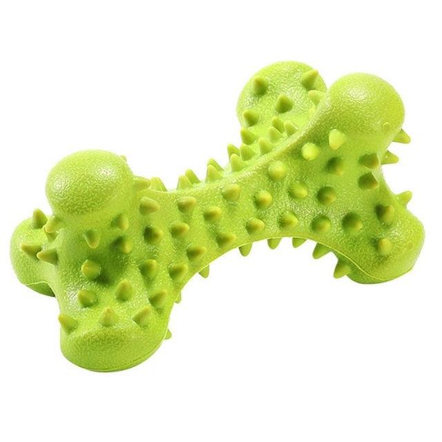 New Pet Dog Toys Bite-Resistant Chew Toy Rubber Bone Shaped Dogs Toy (7W2)