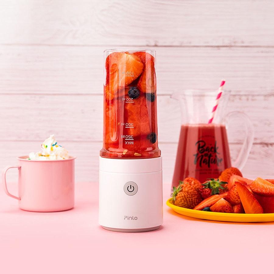 Mini Blender - Portable Juicer Mixer Electric Kitchen hand food processor quick juicing cut charging battery Fruit Cup (H8)(F59)