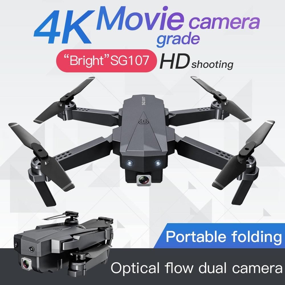 New SG107 Mini Drone 4K HD Dual Camera Foldable Portable Quadcopter One Click Return FPV Drone (MC2)(1U54)(1U46)(F54)(F46)