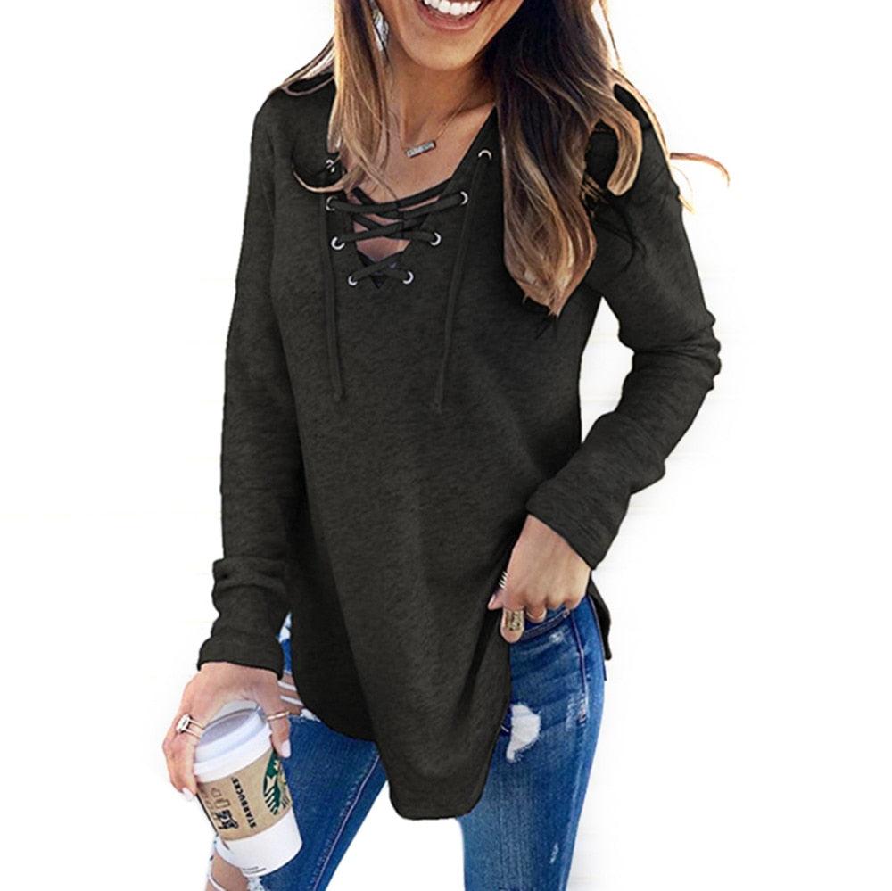 Beautiful New Simple Knitted Long Sleeve Women Sweater - Plus Size - Female Casual Comfortable Cotton Top (1U23)