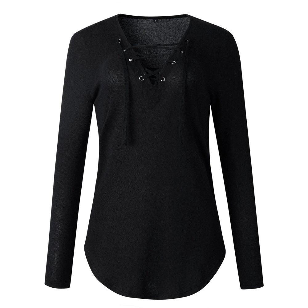 Beautiful New Simple Knitted Long Sleeve Women Sweater - Plus Size - Female Casual Comfortable Cotton Top (1U23)