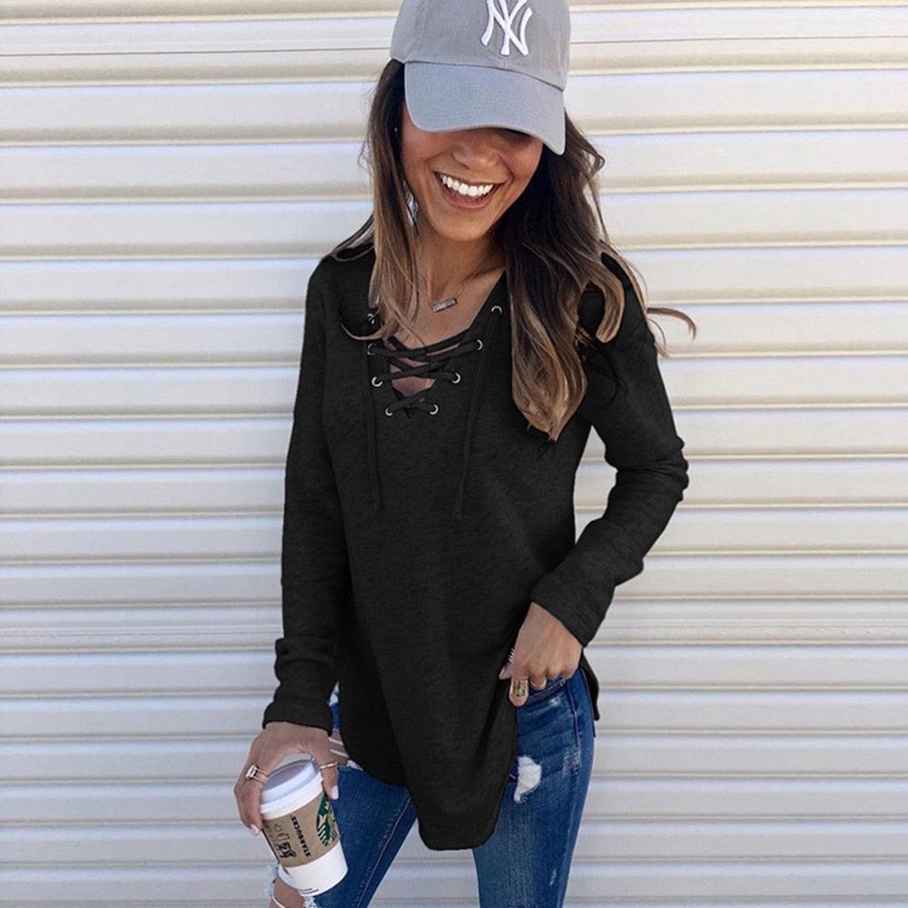 Beautiful New Simple Knitted Long Sleeve Women Sweater - Plus Size - Female Casual Comfortable Cotton Top (1U23)