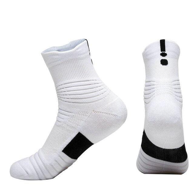New Sports Socks - Men's Professional Basketball Running Towel Bottom Anti-Slip Sport Breathable Socks (1U92)