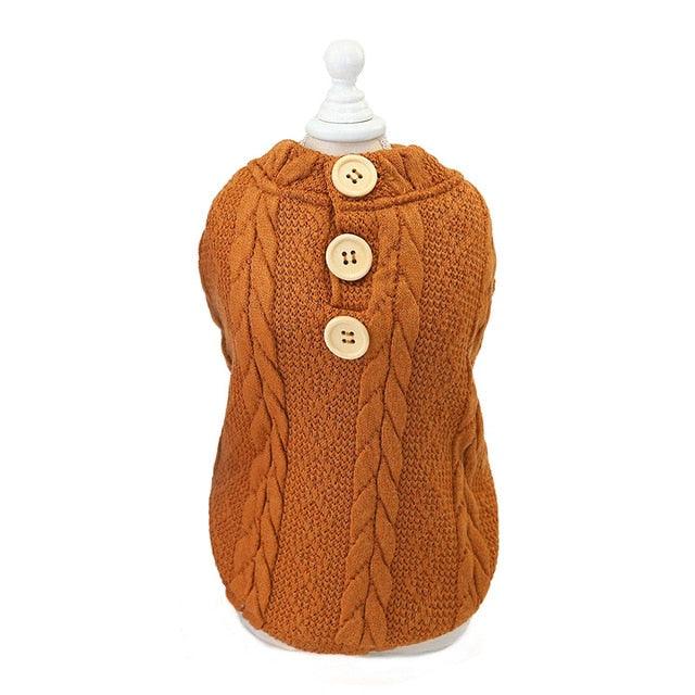 New Style Pet Clothes Dog Clothes Autumn And Winter Woolen Cotton Vest - Pet Winter Clothes Sweater (W4)(F69)