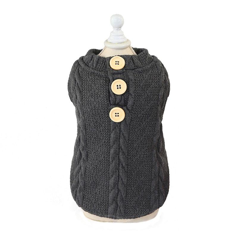 New Style Pet Clothes Dog Clothes Autumn And Winter Woolen Cotton Vest - Pet Winter Clothes Sweater (W4)(F69)