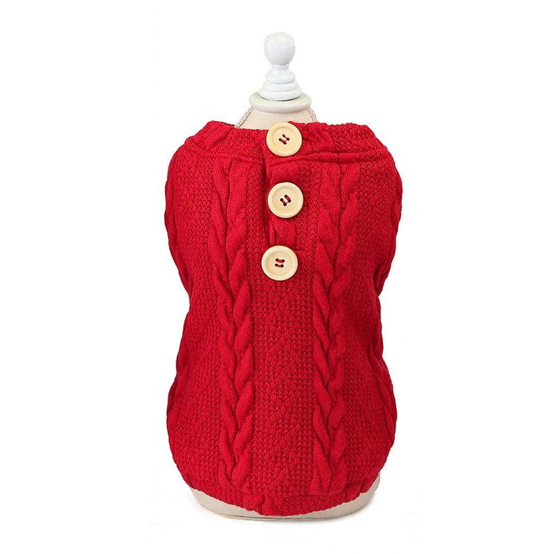 New Style Pet Clothes Dog Clothes Autumn And Winter Woolen Cotton Vest - Pet Winter Clothes Sweater (W4)(F69)
