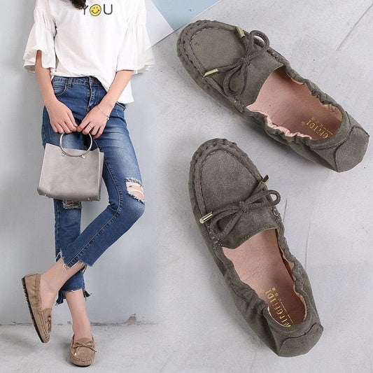 New Summer Great Comfortable Moccasins Femme Shoes - Women's Flats Casual Shoes (FS)