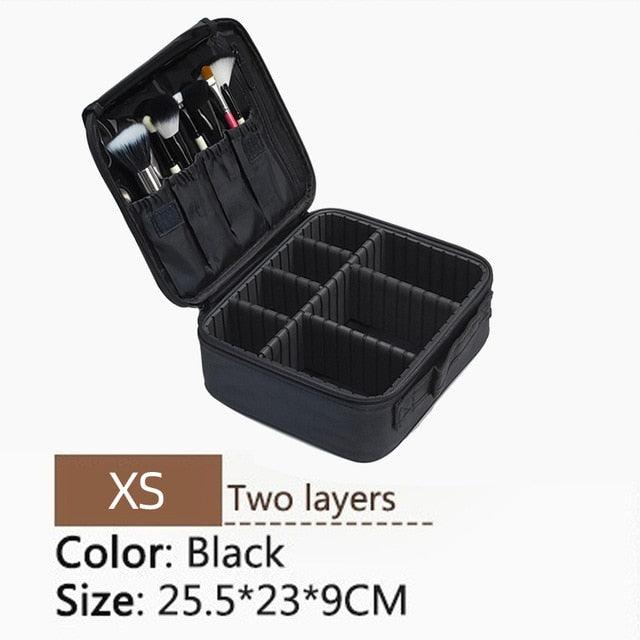 New Upgrade Large Capacity Cosmetic Bag - Professional Women Travel Makeup Case (LT5)(F79)