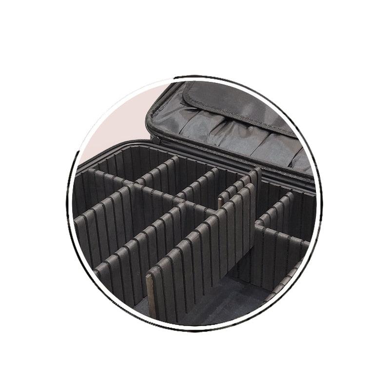 New Upgrade Large Capacity Cosmetic Bag - Professional Women Travel Makeup Case (LT5)(F79)