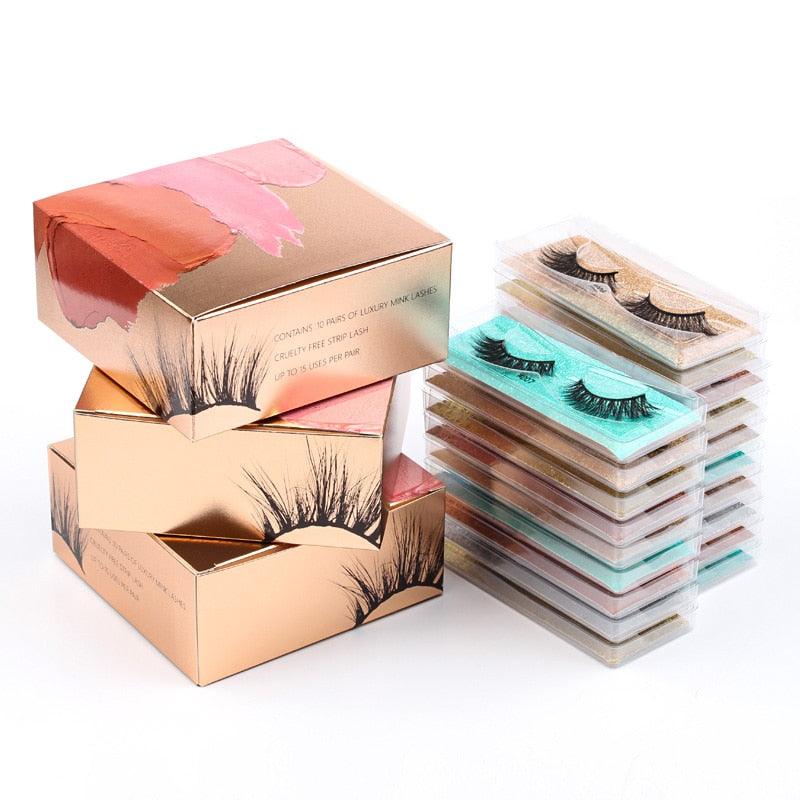 New Wholesale Messy Eyelashes 3d Mink Lashes Mink Eyelashes Natural Soft Wholesale False Eyelashes (M2)(1U86)