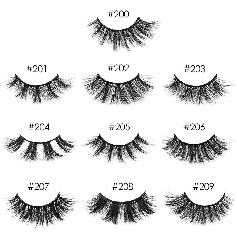 New Wholesale Messy Eyelashes 3d Mink Lashes Mink Eyelashes Natural Soft Wholesale False Eyelashes (M2)(1U86)