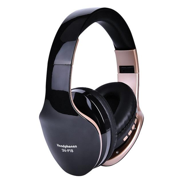 New Wireless Headphones - Bluetooth Headset Foldable Stereo Headphone Gaming Earphones With Microphone (AH2)(RS8)