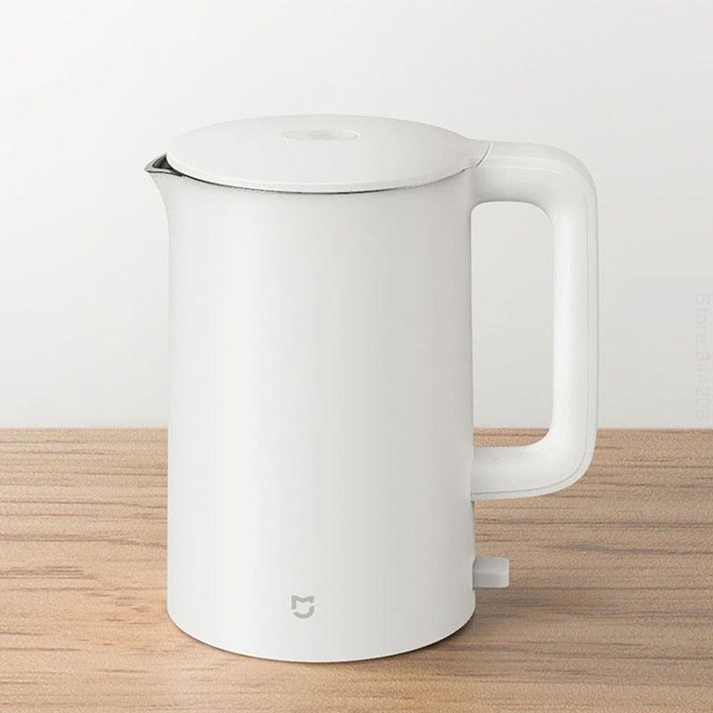 New Electric Kettle - 1A Kitchen Stainless Steel Insulation Teapot Smart Temperature Control Anti-Overheat Protection (3H1)