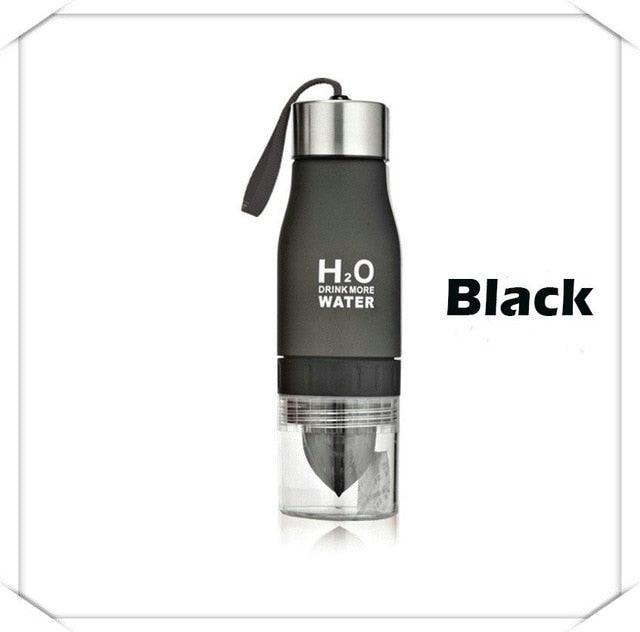 New Xmas Gift 650ml Water Bottle Plastic Fruit Infusion Bottle Infuser Drink Outdoor Sports (FHB)(1AK1)(F61)