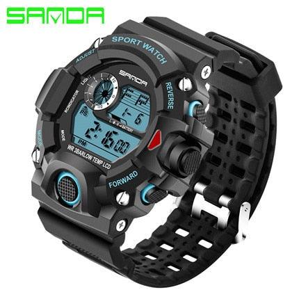 Fashion Sports Digital Watch - Men Diving Sport LED Clock - 30M Waterproof (MA9)(F84)