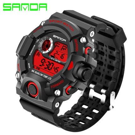 Fashion Sports Digital Watch - Men Diving Sport LED Clock - 30M Waterproof (MA9)(F84)