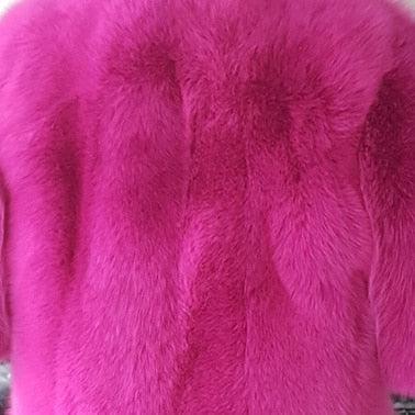 New Brand Winter True Natural Coat - Thick Silver Women's Jacket - Fox Fur Coat (D23)(D20)(TB8A)(TP3)