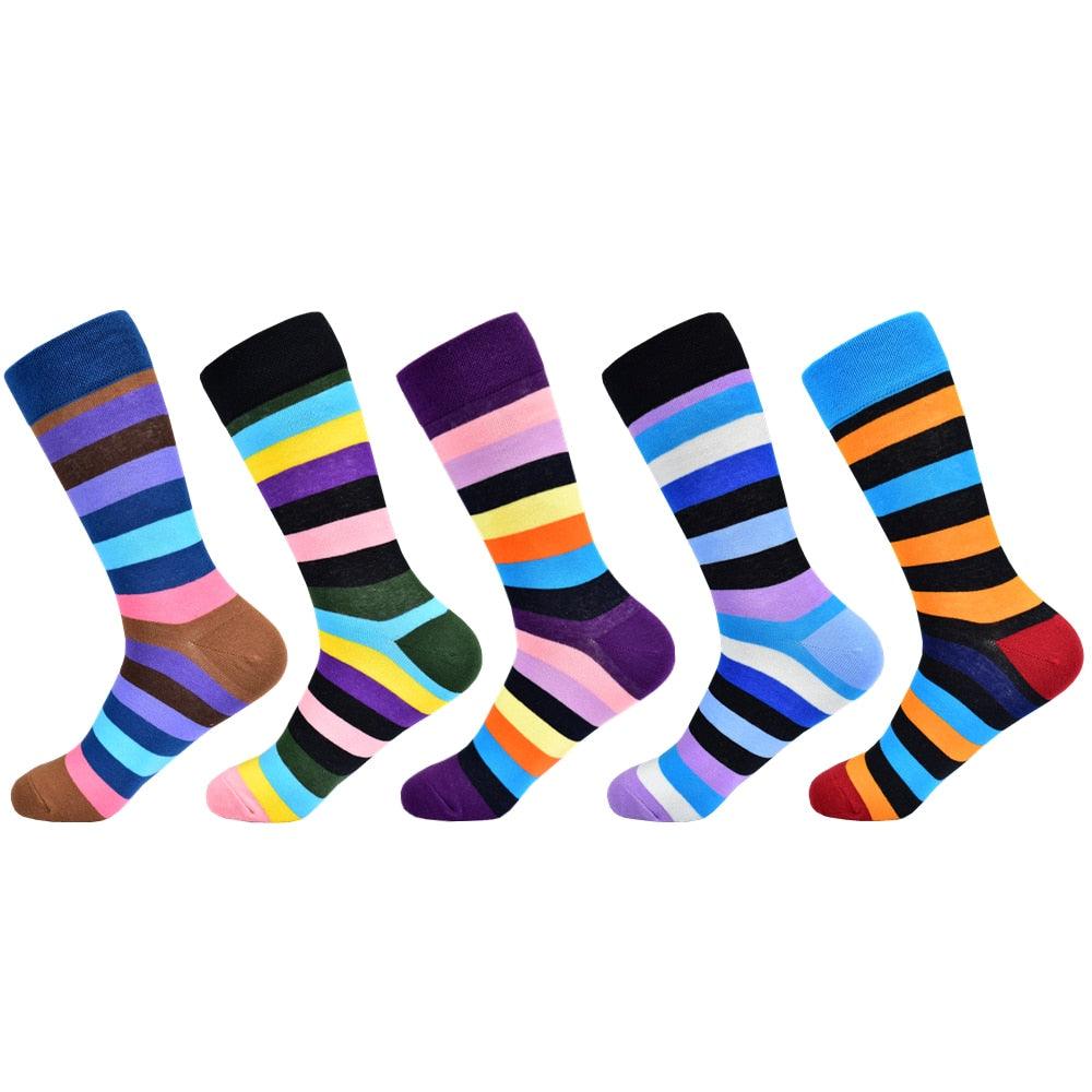 New Men's Socks - Stripes Classic Cotton Socks (TG8)