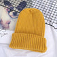 New Solid Color Wool Cotton Beanie - Striped Women innocent Winter Warm Hat (WH7)(F87)