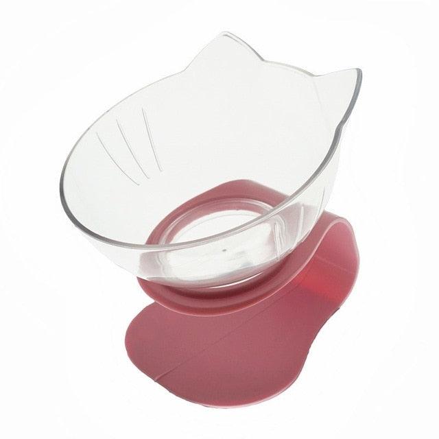 Non-Slip Double Cat Bowl Dog Bowl With Stand Pet Feeding Cat Water Bowl - Pet Bowls For Dogs Feeder Product (D71)(6W1)