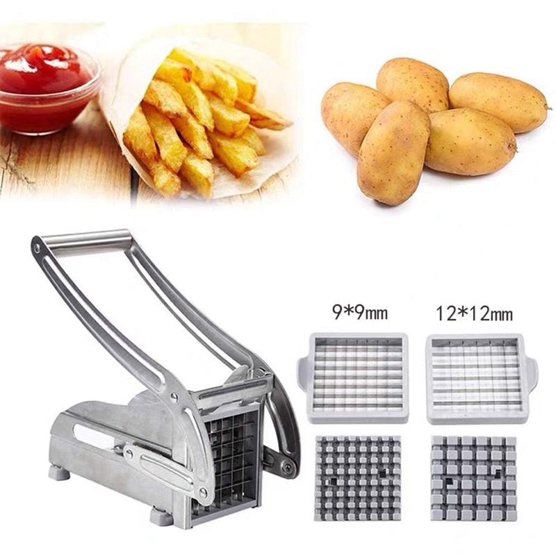 Amazing Non-slip Potatoes Cutting Machine - Cutting French Fries - Best Value Stainless Steel (AK3)(F61)